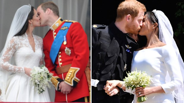 Kate Middleton Prince William Prince Harry Meghan Markle Royal Wedding