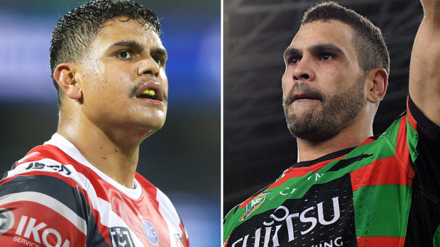 Latrell Mitchell and Greg Inglis