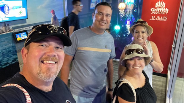 New Zealand survivors of Gold Coast helicopter crash -  Edward Swart, Marle Swart, Riaan Steenberg, Elmarie Steenberg - praised "our hero" pilot for landing the helicopter "through all the chaos" and thanked Aussies for their "mateship in action" following the "traumatic experience".