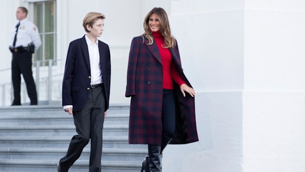 Melania Trump's deeply personal conversation with son Barron