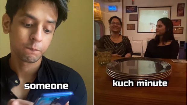 One man decided to take his mum on his frst date, only for him to become the third wheel.