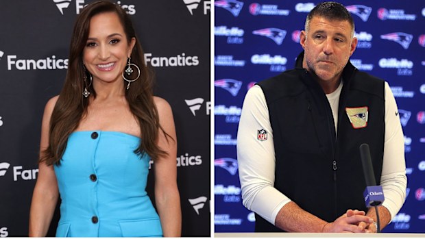 Sports reporter Dianna Russini has resigned from her job over over photos of her with New England Patriots' coach Mike Vrabel.