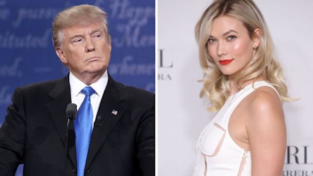 Karlie Kloss has opened up about what it's like having the Trump family has in-laws. 