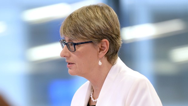 Counsel Assisting Gail Furness at the Royal Commission into Child Sexual Abuse public hearing into sporting clubs and institutions in Sydney. (AAP)