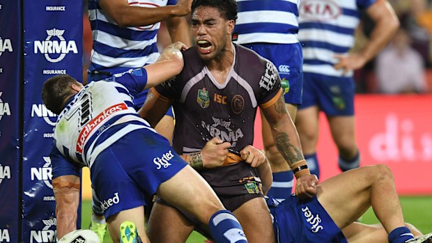 NRL Brisbane Broncos Joe Ofahengaue