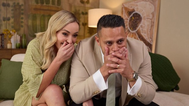 EMBARGO The Block 2025 Auction Britt and Taz