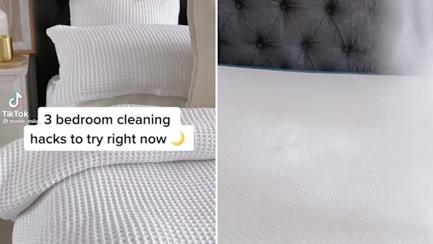 Bedroom cleaning hacks