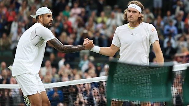 Nick Kyrgios and Stefanos Tsitsipas