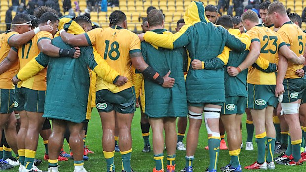 Australia regroup following the Bledisloe Cup match 