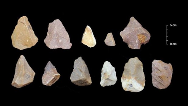 The ancient tools are advanced and have blades, points and scrapers. (Photo: Sharma Centre for Heritage Education)