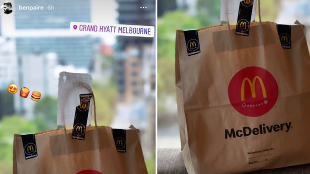 McDonald's order for Frenchman Benoit Paire