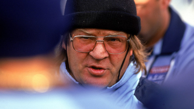 Tom Raudonikis, pictured during his time as New South Wales coach in 1997, played one State of Origin match in 1980.