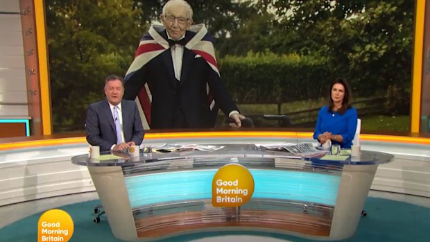Piers Morgan slams trolls attacking Captain Sir Tom Moore and his family in his last days