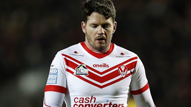 Lachlan Coote playing for St Helens