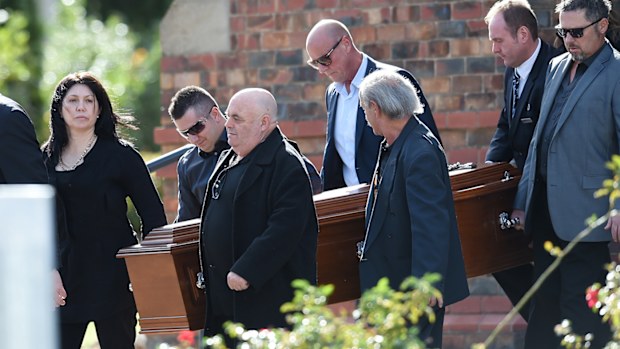 Roberta Williams at George Williams' funeral. (AAP)