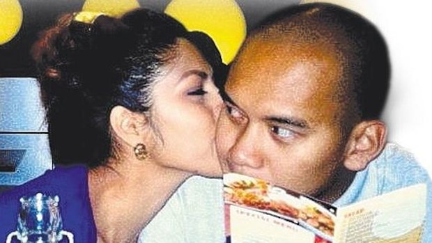 Tabalbag and then girlfriend Geecy Rebucas.