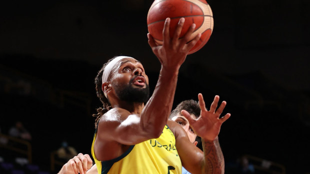 Patty Mills leads the Boomers.