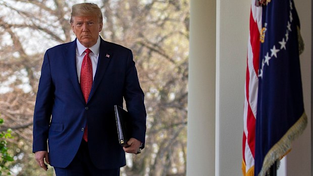 Donald Trump had previously hoped to reopen the country by April 12.