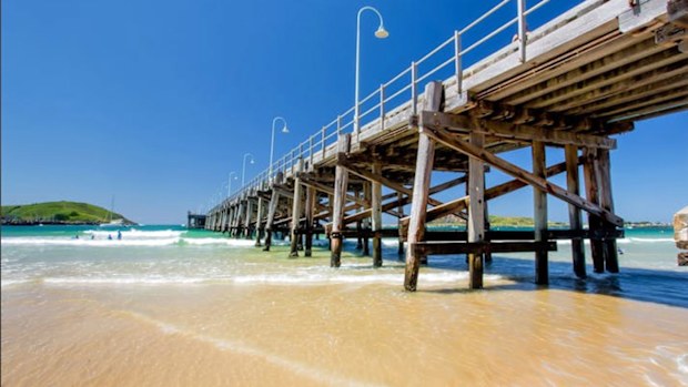 The beach is a popular destination and is especially busy during the warmer months.