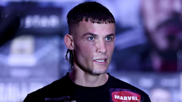 Australian boxer Harry Garside.