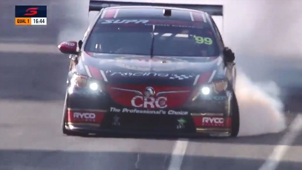 Anton de Pasquale crashes on Turn 8