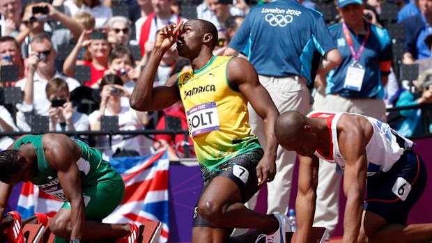 Usain Bolt dominated the 100m final at the Olympics.