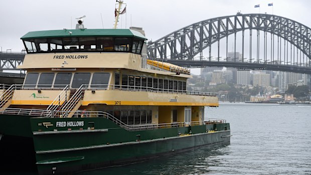 The Fred Hollows, an Emerald-class ferry tipped to replace the Freshwater class of ferries.