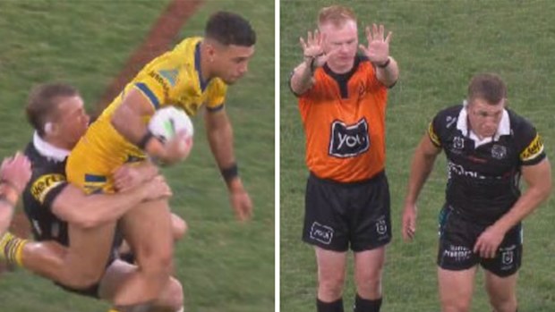 NRL news 2026: Penrith Panthers' Mitch Kenny sin-binned for hip-drop on ...