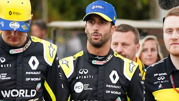Daniel Ricciardo of Australia and Renault Sport F1 