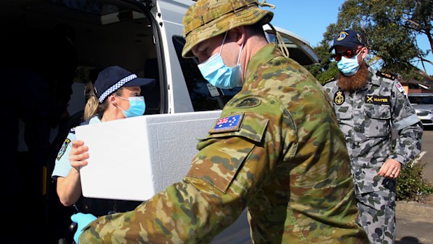 Their tasks will include assisting NSW Police with compliance, helping contact tracers, and delivering care packages to people in isolation. ADF Sydney lockdown