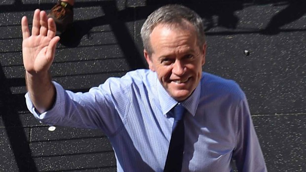 Bill Shorten in Townsville. (AAP)