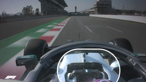 Mercedes test their new steering device