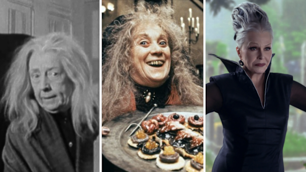 Grandmama in the Addams Family and Wednesday 