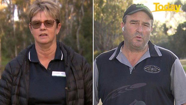 Chrissy Weller Campaspe Shire Council Mayor and Nick Dean Echuca local