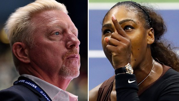 Borris Becker backs in-game coaching such was the point of contention for Serena Williams in the 2018 US Open