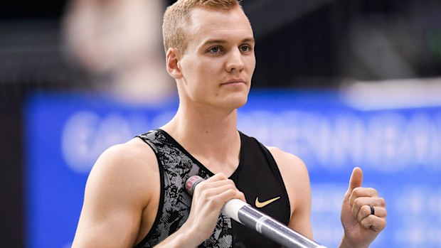 US pole vaulter Sam Kendricks.