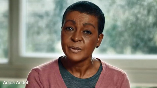 Adjoa Andoh in NHS video on COVID-19 vaccination