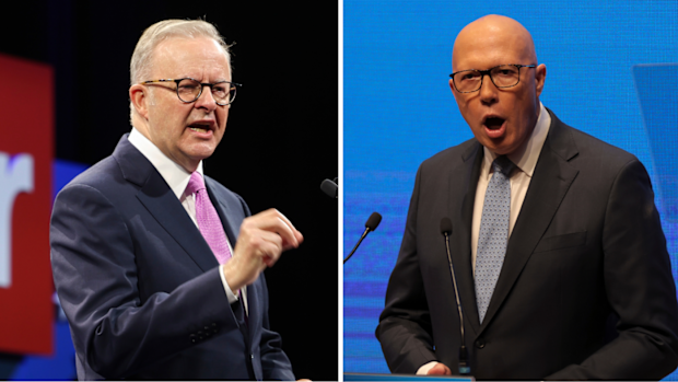 Anthony Albanese and Peter Dutton.