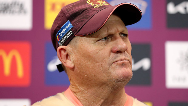 Brisbane Broncos coach Kevin Walters pictured during the 2023 NRL season
