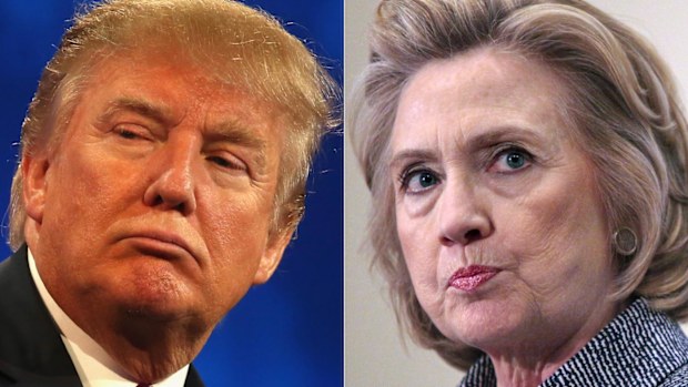 Donald Trump and Hillary Clinton.
