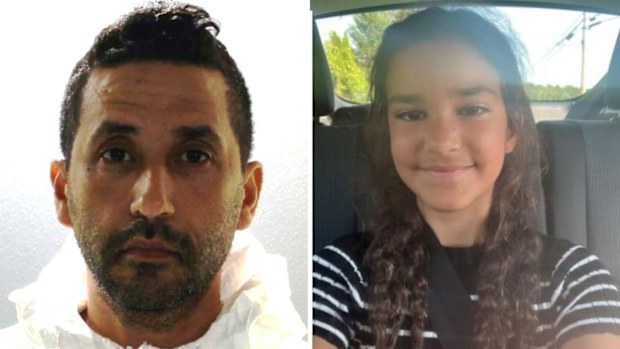 Luciano Frattolin has been charged with the murder of his daughter Melina, whose body was found in a pond in upstate New York. Pictured is Luciano's mughsot released by local authorities (AP), and the right is an image released of Melina during the early search for her (CNN).