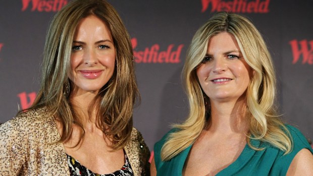 Trinny Woodall and Susannah Constantine pose at the Westfield Fashion Therapy launch event at the Sydney Cricket Ground on September 28, 2010 in Sydney, Australia. 