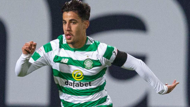 Arzani during his Celtic debut