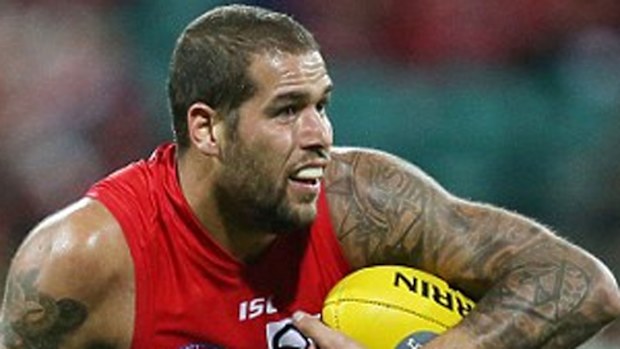 Sydney Swans star Buddy Franklin.