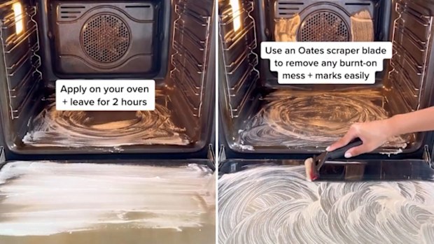 how to clean an oven
