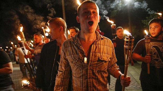 Neo-Nazis, skinheads, the Ku Klux Klan and other white supremacist groups poured into the liberal university town of Charlottesville to protest the removal of a statue of notorious slave-owner and Civil War general Robert E Lee.
