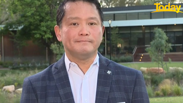 Dr Moy explained the man 'did the right thing' until he received a negative coronavirus test.
