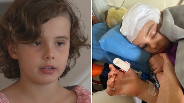 Eight-year-old Sydney schoolgirl Aliyah Ayash suffered a fractured skull after a horrendous fall at May's Mrs Sippy bar in Bali.