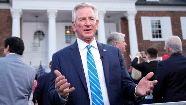 In a protest over abortion policy, Tommy Tuberville is blocking all top officers in the US military from getting promoted.