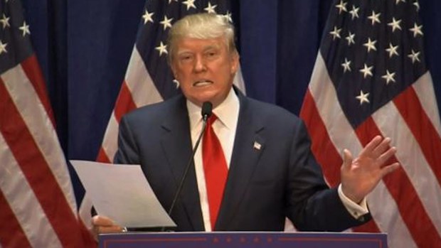 Republican Presidential candidate Donald Trump.